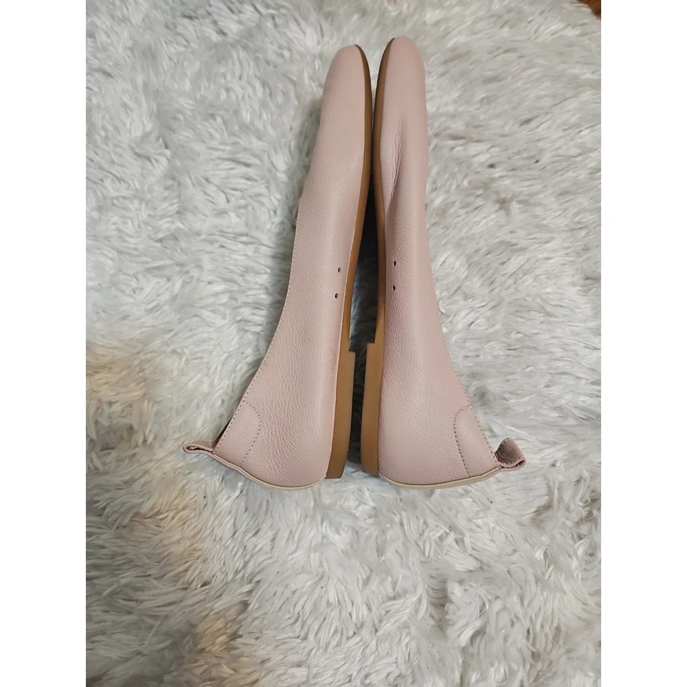 Everlane: The Day Glove Italian Leather Ballet Flats in Rose Women's 7.5 - Picture 5 of 9